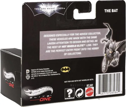 Vista 3 de Hot Wheels Elite One The Dark Knight Rises The Bat (Escala 1:50)