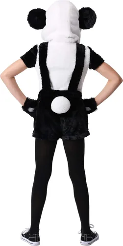 Vista 4 de Disfraz de panda de cadera para niñas