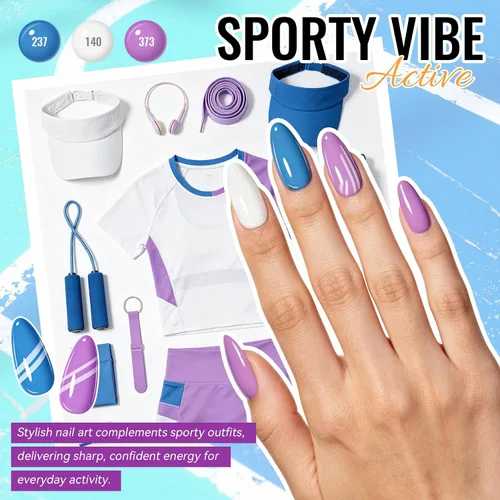 Vista 7 de VANREESA 69PCS Gel Nail Kit with 48W U V Nail Lamp and Electric Nail Drill 54-Bright Luxe Tone