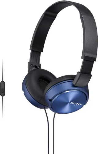 Vista 2 de Sony MDR-ZX310AP Serie ZX Audífonos intraaurales con cable y micrófono, color negro