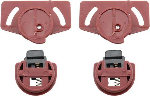 Vista 3 de HJGarden 4 pares de rodillos de armario para puerta corredera de engranajes de placa de circuito, kit de panel interior, accesorios para polea