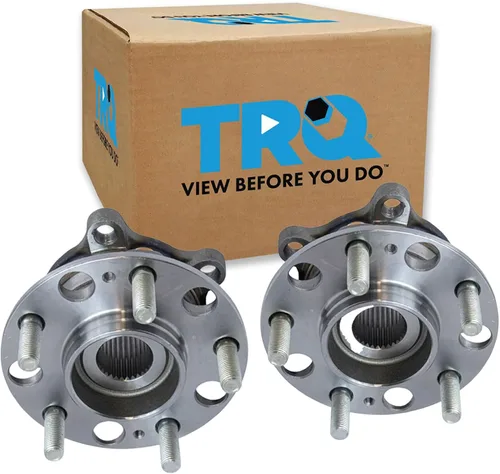 Vista 188 de Conjunto de rodamiento de rueda delantera de 2 piezas y buje TRQ Compatible con Pontiac Solstice 2006-2009 Saturn Sky 2007-2010