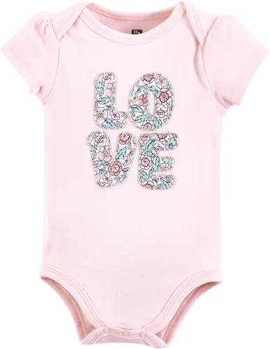 Vista 144 de Hudson Baby baby-girls Cotton Bodysuits 3-pack