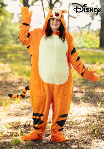Vista 2 de Disfraz de Disney Winnie the Pooh Deluxe Tigger de talla grande