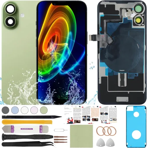 Vista 79 de Funda trasera de repuesto compatible con iPhone 8 de 4.7" + Herramientas profesionales (Gris espacial) Incluye herramientas profesionales, cinta