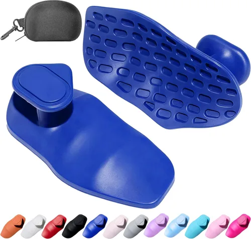 Vista 11 de Agarres de silicona para levantamiento de pesas, guantes de entrenamiento alternativos para hombres, agarre antideslizante para entrenamiento