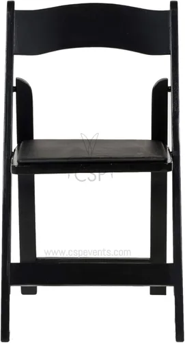 Vista 2 de American Classic Silla plegable acolchada de madera (juego de 4)