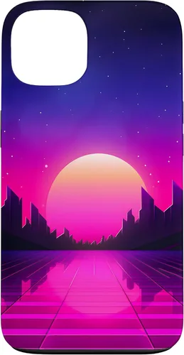 Vista 7 de Retrowave Vaporwave Synthwave 80s Style Case for iPhone 17