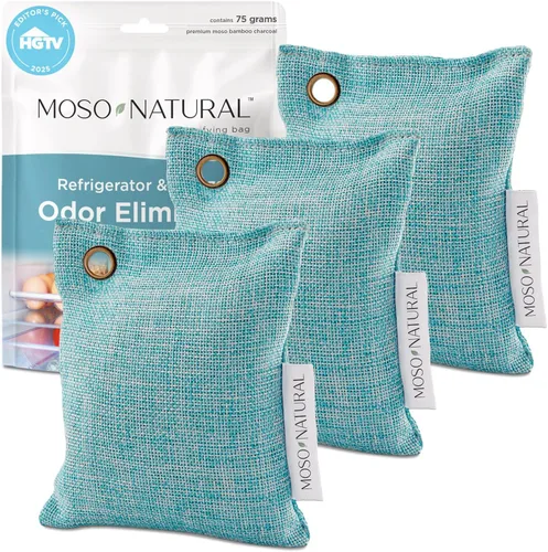 Vista 10 de Bolsa purificadora de aire, 2.64 onzas, de la marca Moso Natural, Azul, 2