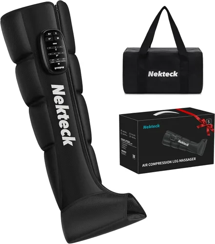 Vista 10 de Nekteck Masajeador inalámbrico de compresión de piernas, herramientas de masaje elegibles para la circulación y el alivio del dolor, botas