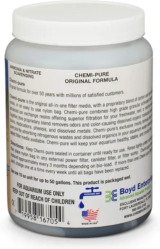 Vista 2 de Boyd Enterprises ABE16705 Chemipure - Medios filtrantes para acuario, 10 onzas
