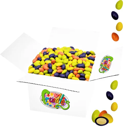 Vista 20 de Fruidles Vibrantes almendras de caramelo Jordan con un revestimiento de azúcar dulce, certificado Kosher Parve (1 libra, azul oscuro)