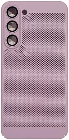 Vista 9 de Funda de disipación de calor de cubierta completa para Samsung Galaxy S23 S22 S21 Plus Ultra 5G, transpirable, rejilla dura, cubierta