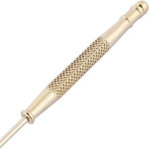 Vista 6 de TOPINCN Vela Snuffer Bell Shape Candle Snuffer Herramienta de vela de acero inoxidable Snuffer Put Out Wick Candle Cover Tool (dorado)