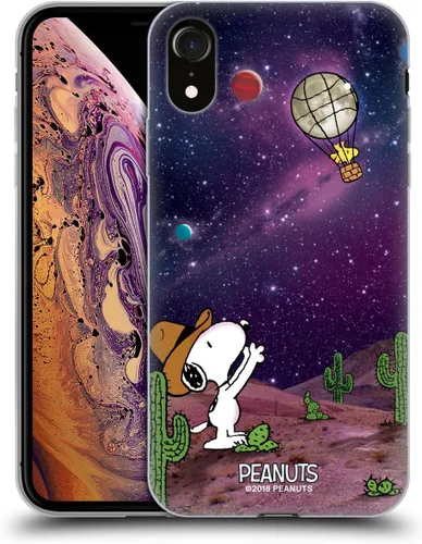 Vista 95 de Head Case Designs Funda de gel con licencia oficial de Peanuts Nebula Cactus Needles Snoopy Space Cowboy [protección de grado militar] compatible