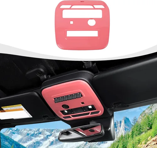 Vista 10 de RAZPOY Cubierta para panel de luz de lectura frontal Bronco compatible con Ford Bronco 2021-2025, accesorios interiores negros de 2 puertas y 4