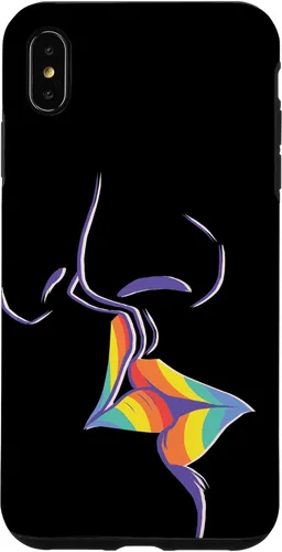 Vista 11 de Funda de regalo LGBT Lesbian Gay Pride LGBTQ Kiss Rainbow para iPhone 17