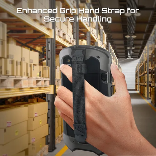Vista 3 de TC51 TC52 TC56 TC57 TC510K - Funda con correa de mano - Protección y ergonómica para escáneres de código de barras de mano Zebra SG-TC5X-EXO1-01