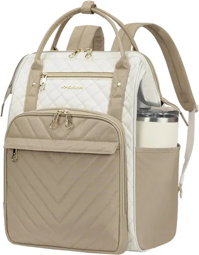 Vista 7 de KROSER Mochila para laptop de 17 pulgadas, elegante mochila de trabajo