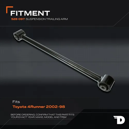 Vista 2 de Dorman 528-097 Brazo trasero inferior de suspensión Compatible con modelos Toyota seleccionados