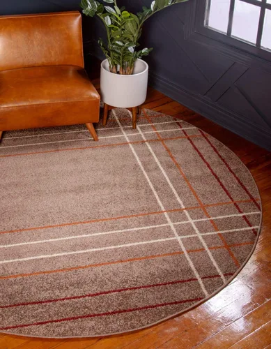 Vista 10 de Unique Loom - Tapete con diseño abstracto, informal, moderno y contemporáneo de la colección otoñal, alargado de 2 pies 6 pulgadas x 10 pies, diseño