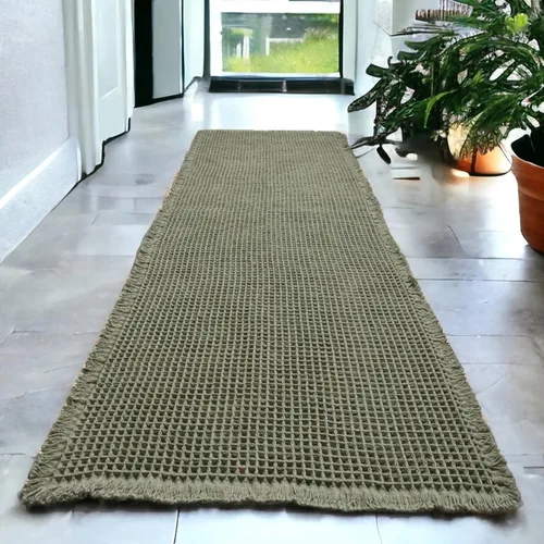 Vista 18 de Tapete de Baño Waffle Mejorado – Ultra Suave, Súper Absorbente y Alfombra Antideslizante con Borlas, Lavable a Máquina, Respaldo de Goma para Baño