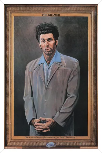 Vista 15 de Trends International Seinfeld - Póster de pared Kramer, 14.725 x 22.375 pulgadas, versión enmarcada de madera de granero Versión enmarcada Barnwood