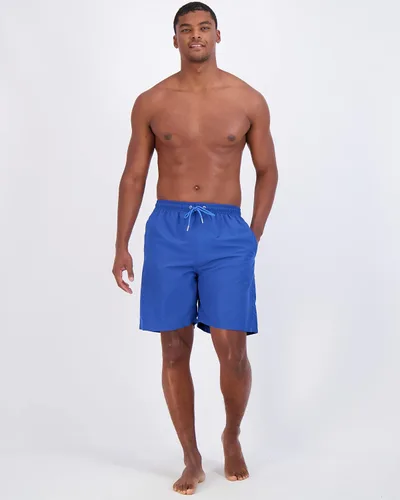 Vista 5 de Paquete de 3 Traje de baño para hombre de 7 pulgadas con cordón para playa, UPF traje de baño para surf, disponible en tallas grandes y altas