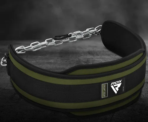 Vista 7 de RDX Cinturón de inmersión para levantamiento de pesas, cadena de acero ajustable de 36 pulgadas, cinturón de inmersión, entrenamiento de gimnasio