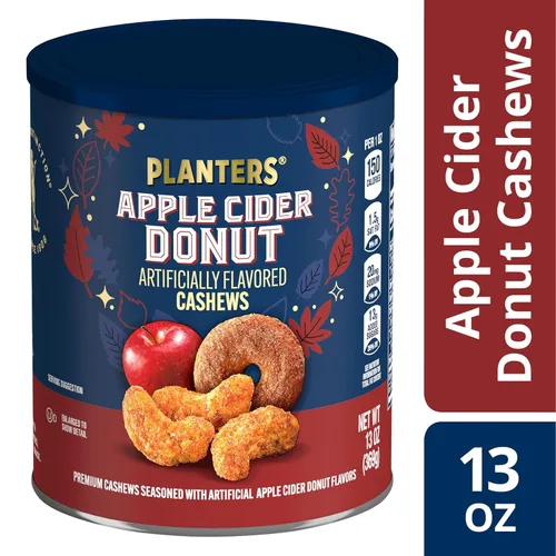 Vista 3 de PLANTERS Anacardos de sidra de manzana, proteína a base de plantas, 13