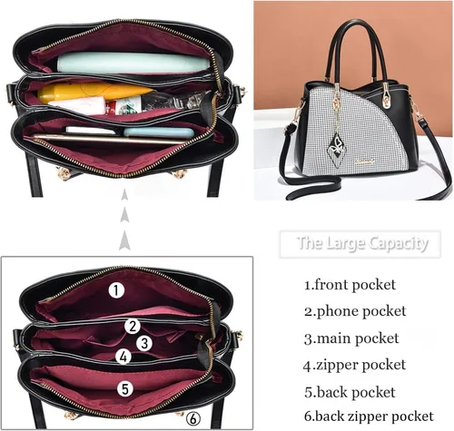 Vista 6 de Bolsos y carteras con asa superior, bolsas de hombro, bolsos mensajeros y de mano para damas