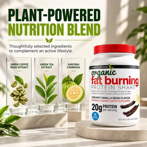 Vista 5 de Maximum Slim - Batido de proteínas a base de plantas, haba cremosa