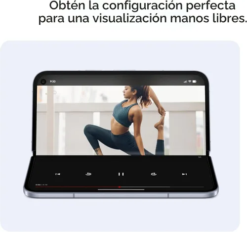Vista 8 de Google Pixel 10 Pro Fold - Smartphone Android desbloqueado - Asistente de IA Gemini, sistema avanzado de cámara trasera triple, batería de más de 24