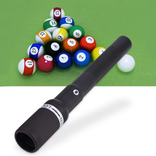 Vista 6 de Watris Veiyi 12.6inch Pool Cue Extender, Billiard Cue Sticks, Telescopic Pool Stick, Aluminium Alloy Billiard Accessories Extender