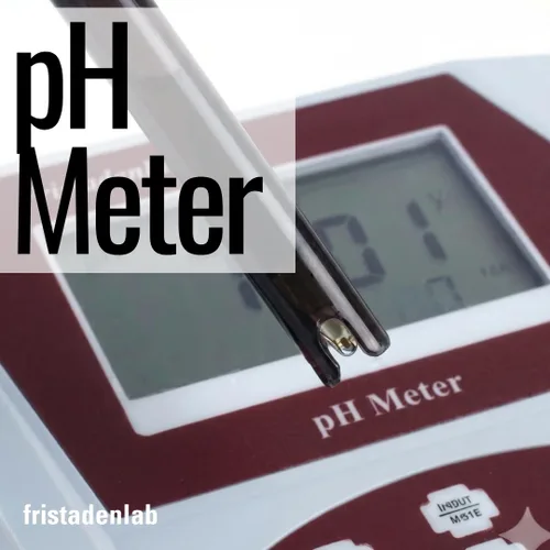 Vista 2 de Fristaden Lab Medidor de pH de sobremesa USA Company Electrodo 6621 para alimentos y frutas semi-blandos Alta precisión (0.01 pH) Soluciones