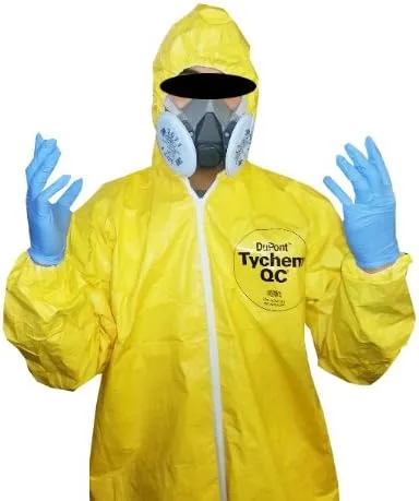 Vista 5 de Disfraz de Halloween Breaking Bad con media máscara y guantes talla L