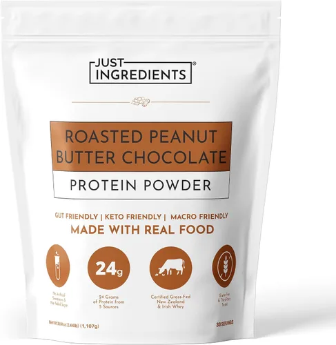 Vista 22 de JUST INGREDIENTS Chai Proteína en polvo – Mezcla de 30 porciones con suero 100% alimentado con pasto y proteínas vegetales orgánicas – Sabor cálido