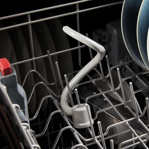 Vista 3 de KitchenAid® Gancho de masa en espiral para mezcladoras KitchenAid® con soporte elevador de tazón, KSMBLSD