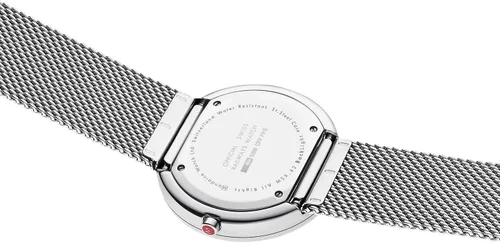 Vista 2 de Mondaine MSX.4211B.SM SBB Reloj analógico de cuarzo suizo plateado para hombre, plateado, Moderno