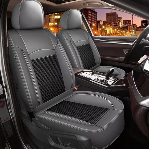 Vista 8 de Fundas de asiento delantero para Volvo XC40 2019-2023 2024 2025: funda de asiento de automóvil de cuero, impermeable, transpirable, protector