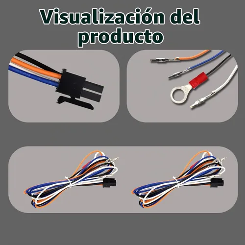 Vista 5 de Kit de Cableado para Espejos de Remolque Compatible con Chevrolet Chevy Silverado GMC Sierra 1500 2500 HD Sierra Camioneta 2014-2018 Luces de Señal