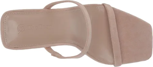Vista 8 de The Drop Women's Avery Square Toe Two Strap High Heeled Sandal