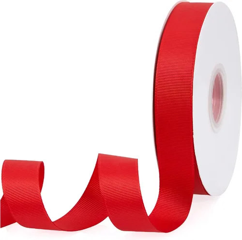 Vista 114 de Cinta de grogrén de doble cara de color liso azul bebé de 1-1/2 pulgadas x 50 yardas para envolver regalos, bodas, fiestas, manualidades, lazos