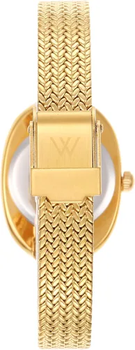 Vista 3 de Wristology Reloj ovalado para mujer, estilo vintage, banda intercambiable, ajustable, fácil de leer, analógico