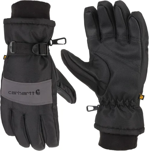 Vista 9 de Carhartt Men's Waterproof Insulated Knit Cuff Glove Negro