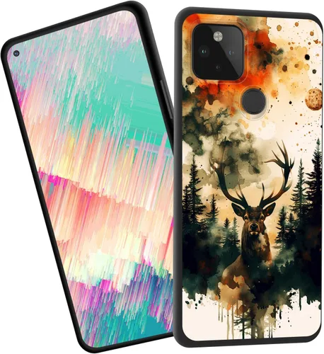 Vista 321 de Funda delgada para Google Pixel 4 XL, funda delgada de silicona de TPU suave a prueba de golpes para Google Pixel 4 XL, astronauta Galaxy