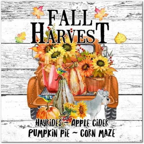Vista 10 de Fall Harvest Sunflower American Bully - Cartel de madera retro de bienvenida para otoño, placa de pared de calabaza, granja, tablón de madera