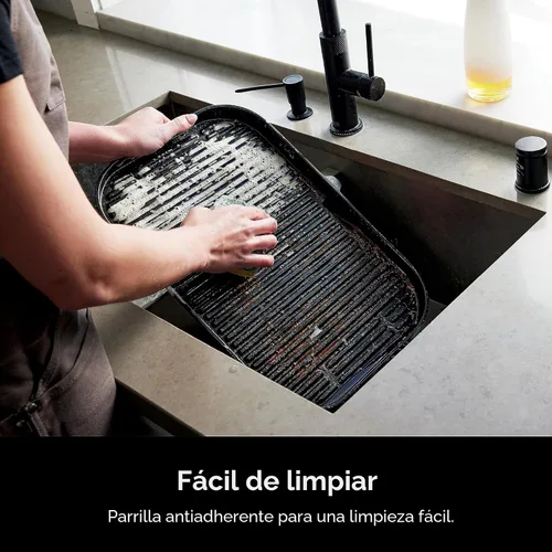 Vista 8 de Ninja Parrilla y ahumador Woodfire Pro XL para exteriores Parrilla 4 en 1, ahumador de barbacoa, freidora de aire y horneado Portátil