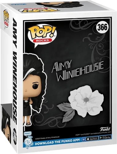 Vista 3 de POP Rocks: Amy Winehouse - Figura de vinilo Funko Back to Black (con funda protectora de caja compatible), multicolor, 3.75 pulgadas