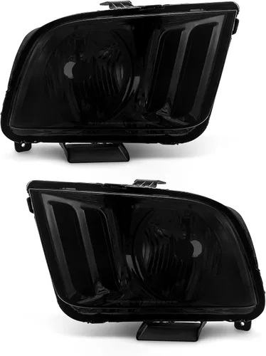 Vista 15 de para Ford Mustang 2010-2014 - Conjunto de faros delanteros color negro
